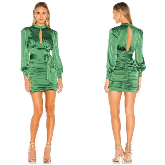 MAJORELLE Dresses & Skirts - New! Majorelle Bristol Green Mini Dress 💚 XS